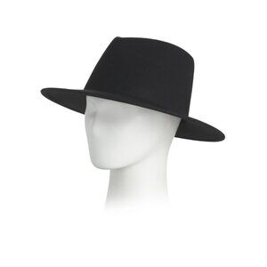NEW! Eugenia Kim Marina Black Leather Hat with Gold chain EUGENIA KIM – THE MODAOLOGY main image 4